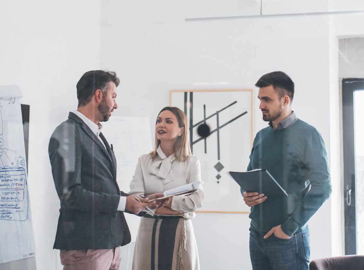 A team of lawyers working together